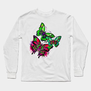 butterfly splash Long Sleeve T-Shirt